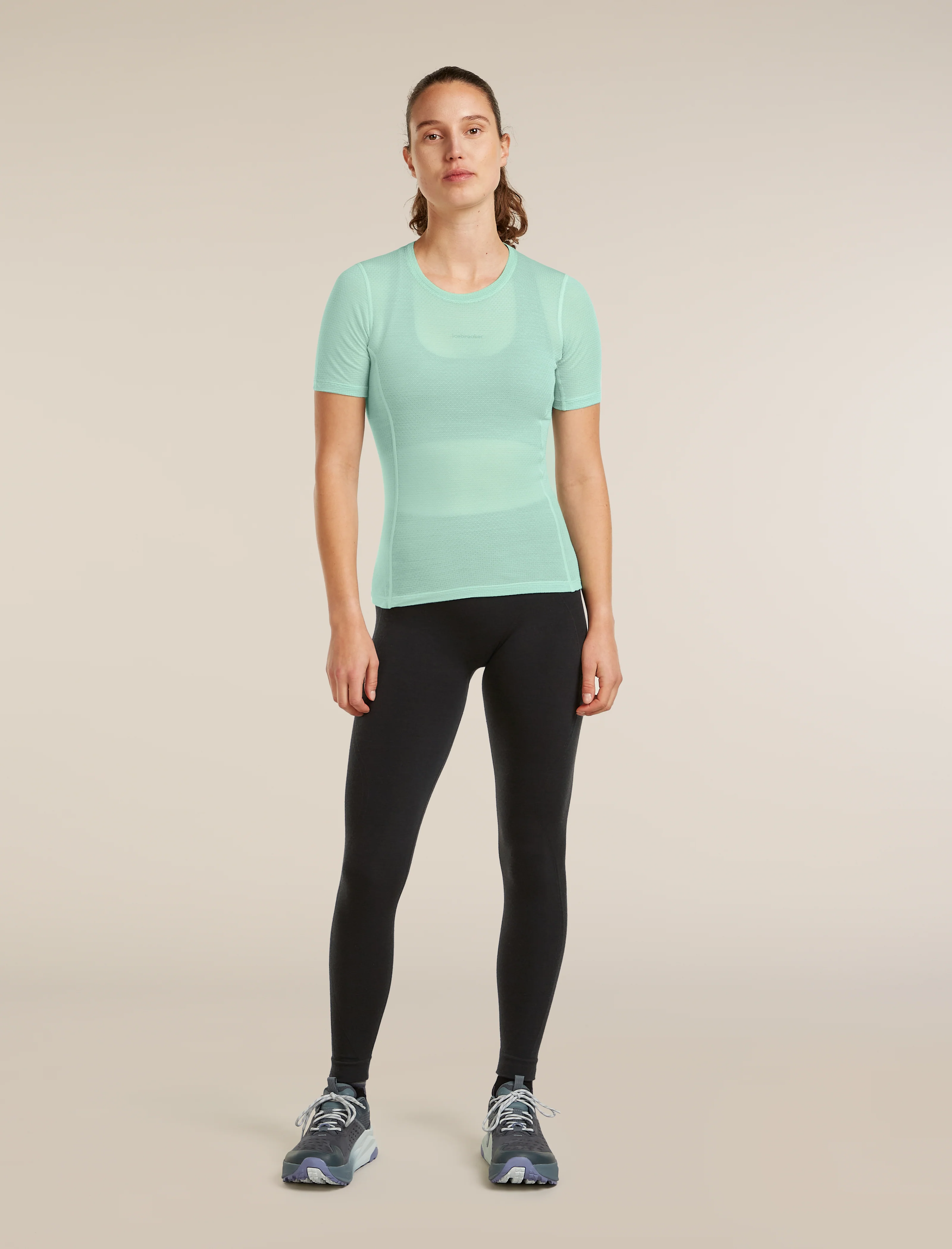 Women's Merino Blend 75 Cool-Lite™ Featherlight™ Short Sleeve Crewe - Image 3