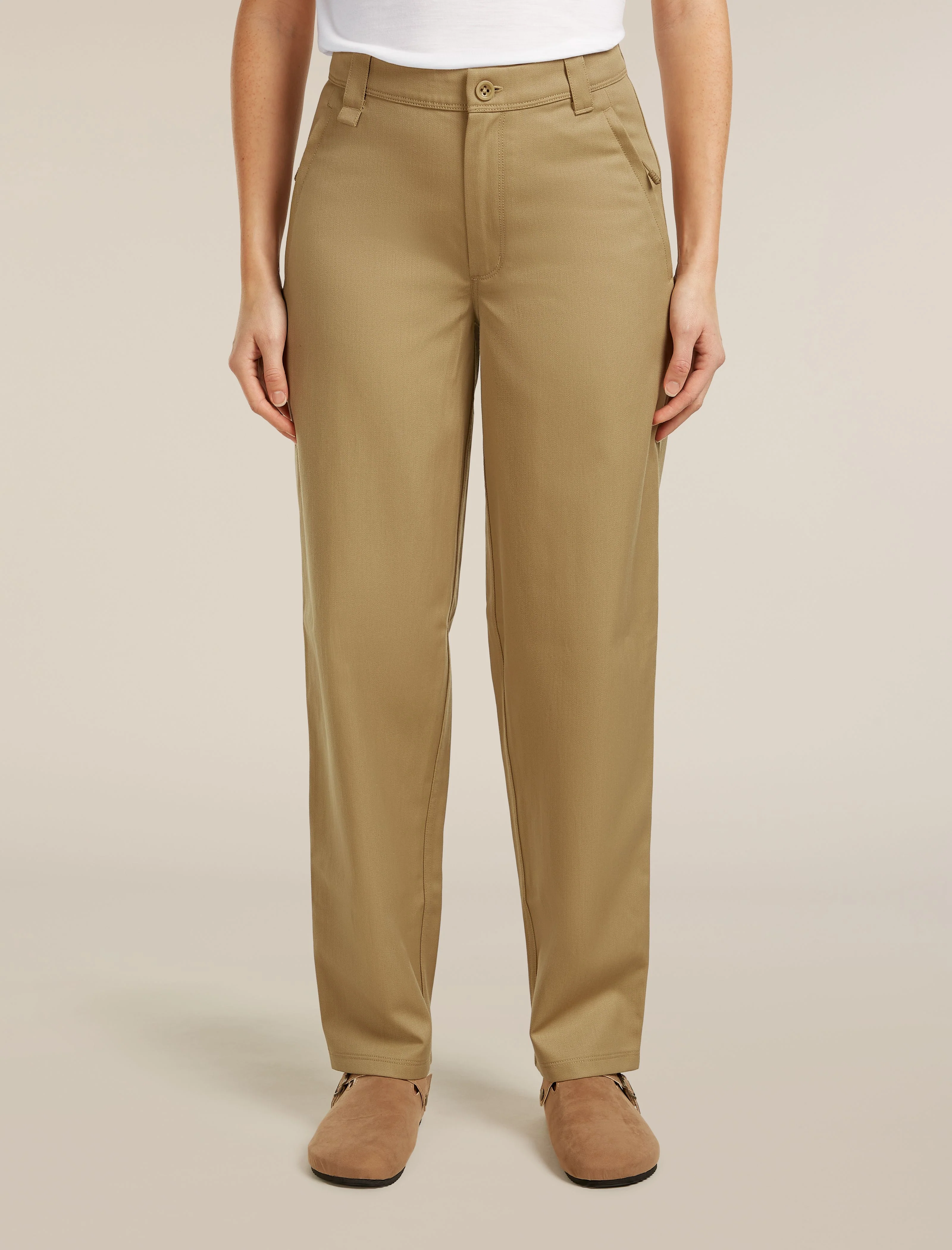 Women's Merino Cotton Twill Wander Pants - Image 9